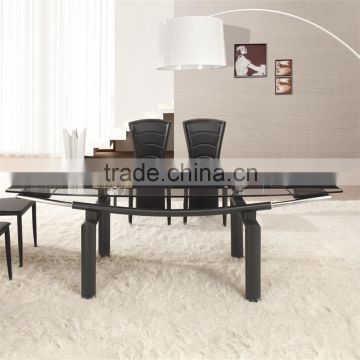 L808B Extendable Glass Dining Tables Cheap Dining Tables