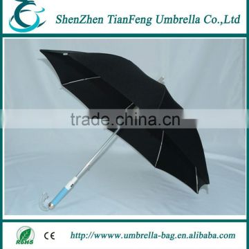 2015 whosesale umbrellas with flashlight promotion high quality LED umbrella