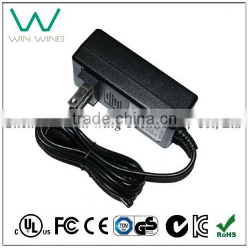 36W Wall type 24V 1.5A AC DC Adapter with US Plug