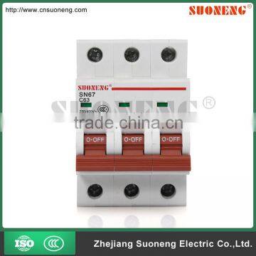 dz47 electrical circuit breaker size