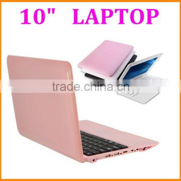 Factory wholesale oem 10 inch mini laptop computer with android 4.4 wifi bluetooth camera rj45 usd port for kids students