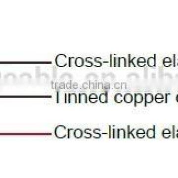 H05GG-F Cross-linked elastomere insulated 2 core cable