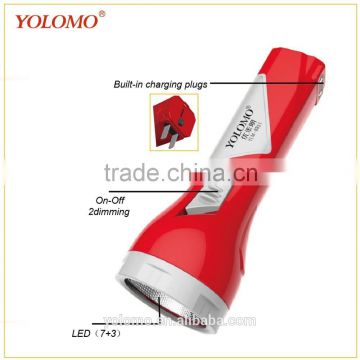 YOLOMO high brightness rechargeable 10pcs led torch