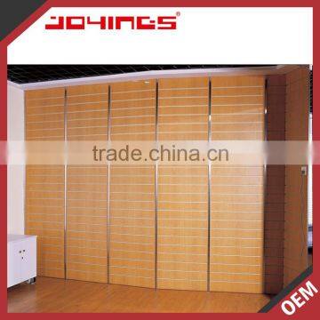 MDF Slatwall Melamine Panel with Aluminum Extrusion Inserts