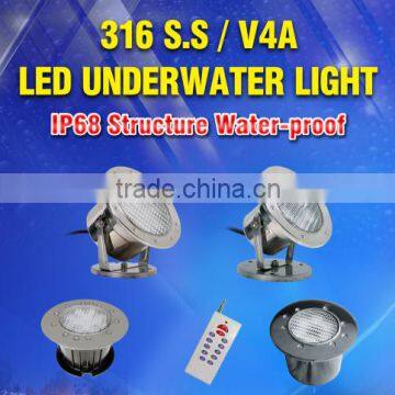 IP68 waterproof /RGB Color Changable with 14 kinds of pattern/ Par30 LED Underwater Light