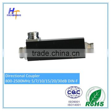 RF Directional Coupler with DIN Female Connectors, 800-2500MHz , 10, 20dB (Telecommunication)