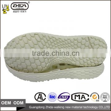 Guangzhou manufacturer Fashion flat men casual shoes outsole with single size 40