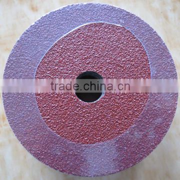 Aluminum oxide/silicon carbide fiber disc with holes