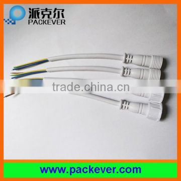 15cm length cable 3 pin waterproof connector for LED lights