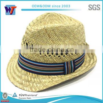 High quality wholesale cheap fedora straw paper hat