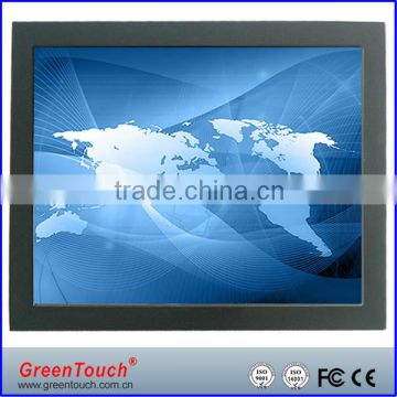 GreenTouch 15" high quality openframe touch monitor with VGA+DVI+USB inputs