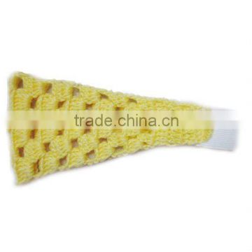 Baby Flower Pearls Crochet Knit Headwraps FCK-102560300-A
