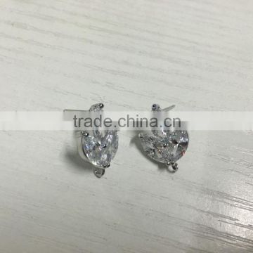jewelry accessories platinum plated Earring post components