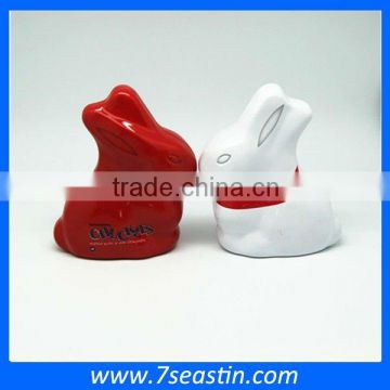 irregular shape tin box, rabbit shape tin box
