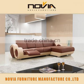 Novia Furniture Contemporary L-shaped Sectional sofa 109B