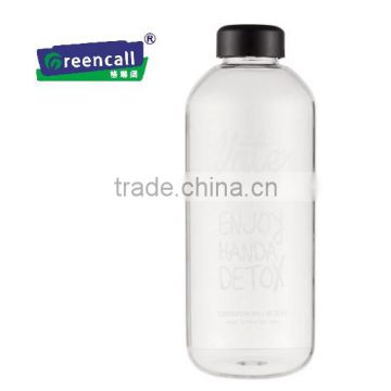 New design 1L glass Korean glasswater bottle