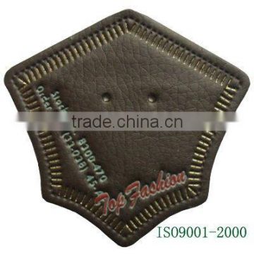 Fashion leather printed patch