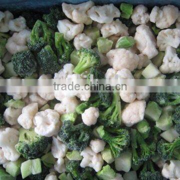 IQF mix vegetables(broccli+cauliflower+steakm)