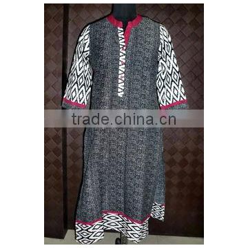 Ethnic Jaipur Sanganeri Printed Indian Dress For Girls Summer Season Ladies Kurtis Fashionable Long Kurti