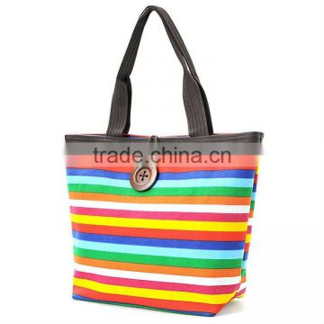 Rainbow stripe bag