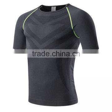 New fashion design man short sleeve sport compression t-shirts, runing t-shirts, sportwear t-shirts