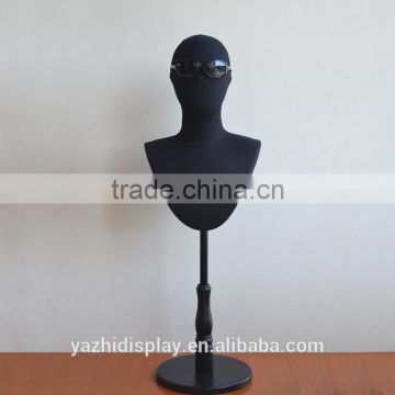 Jewelry Display Fabric Mannequin Head With Shoulder on sale