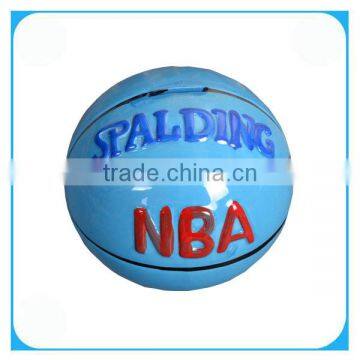 bule ceramic SPALDING basketball saving box