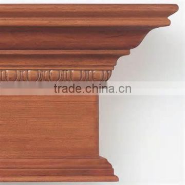 fashion style window cornice for cabinet constrction decoration