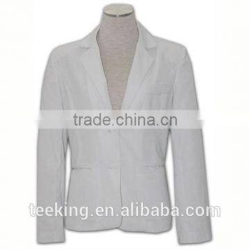 custom fashion women white slim suits