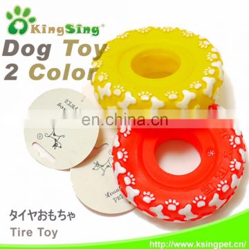 Tire w/bone paw print Pet Toys, Tire w/bone paw print Dog Toys