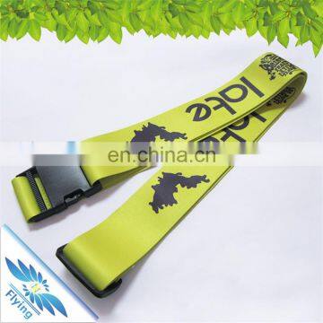 Promotional customized logo djustable travel luggage strap