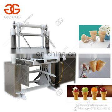 Factory Use Hign Production Gas Snow Sugar Cone Baking Making Pizza Ice Cream Cone Maker Machine For Sale