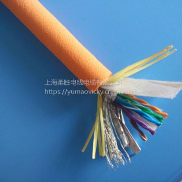 Separate 2 Layer Shielding 4 Wire Electrical Cable Anti-interference