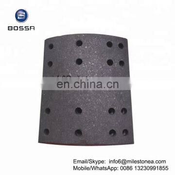 Truck trailer parts drum brake lining for fuwa 16t
