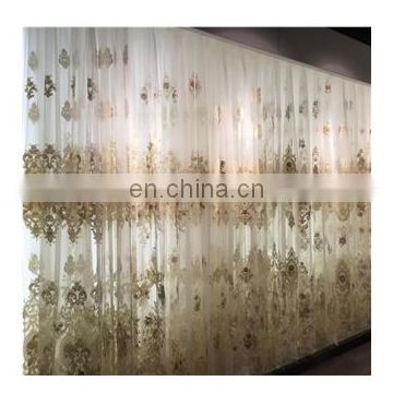 Hot sale cheap Turkish embroidery sheer curtain new designs for curtains