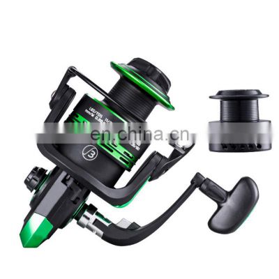 Amazon Two Line Spools Cups Metal Handle Cheap Fishing Tackle Fishing Combo Saltwater Spinning Fishing Reel