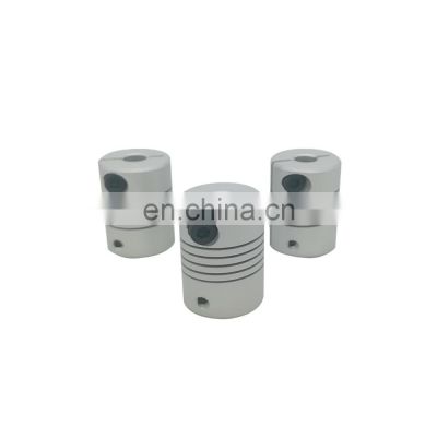 Aluminum flexible coupling with customized keyway CF01 for encoder