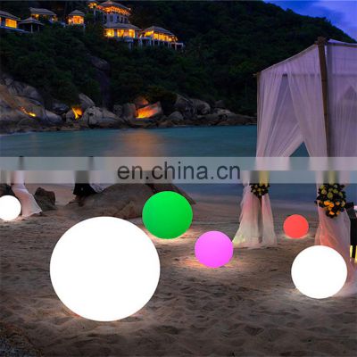 Garden solar light ball/led glow swimming pool ball/outdoor solar plastic led ball sphere stone light lamp