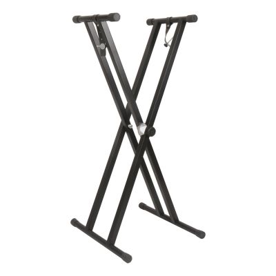 KS-2XL Upgrade new type aluminum alloy connector double tube X-shaped electronic organ stand high quality keyboard stand