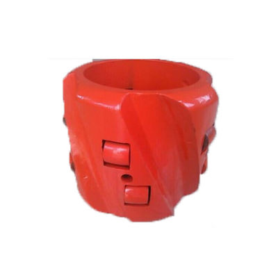 API Steel Solid Rigid Casing Centralizer with Straight/Spiral Vane Optional for Oil and Gas