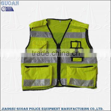 Fluorescent Reflective Safety Vest Yellow