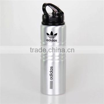 Aluminum single wall water bottle sports bottle painting can be available for OEM bottle