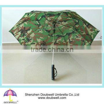 good quality 2 folding camouflage umbrella