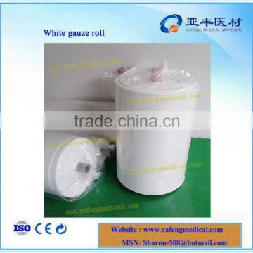CE approved 19x15 surgical absorbent jumbo gauze roll