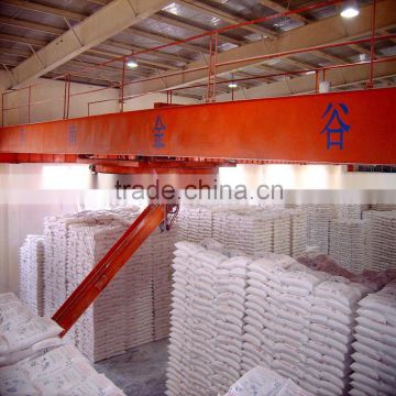 Semi crane stacker conveyor/industrial conveyor for flour/meal storage solution