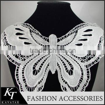 2012 Hot Selling Cotton Trimming Lace/Kavatar Fancy Nylon Lace Butterfly Patch