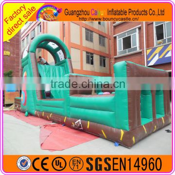 Inflatable assualt obstacle course outdoor sports for kids