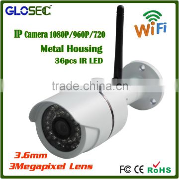 2014 New Technology 1.3MP High Resolution small wifi camera with Mini Bullet camera security camera