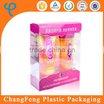 Clear Plastic Packaging Box for Shampoo Packaging