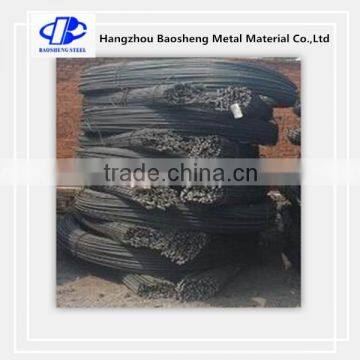 China high tensile mild carbon hot rolled structure steel rebars/prime thread screw black rebar